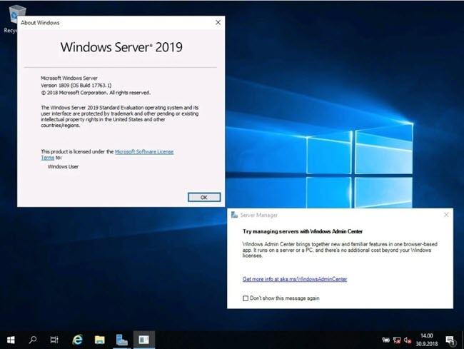 Direct Link Download Windows Server 2019 2020