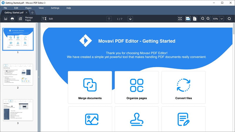 Offline Installer Download Movavi PDF Editor 3.1